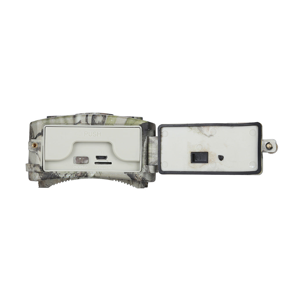 Caméra de Chasse 1080P Caméra de Jeu pour Extérieur Caméra de Surveillance de la Faune Capteur PIR Vision Nocturne Infrarouge