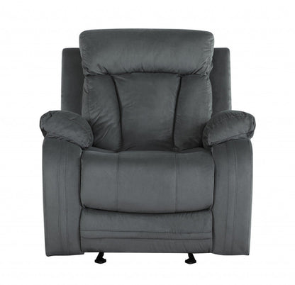 Modern Grey Fabric Sofa Set