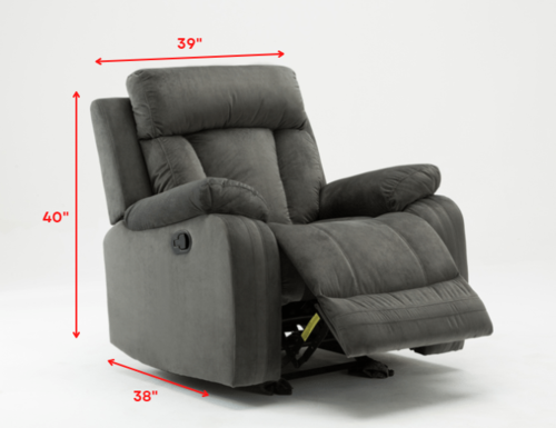 Modern Grey Fabric Sofa Set
