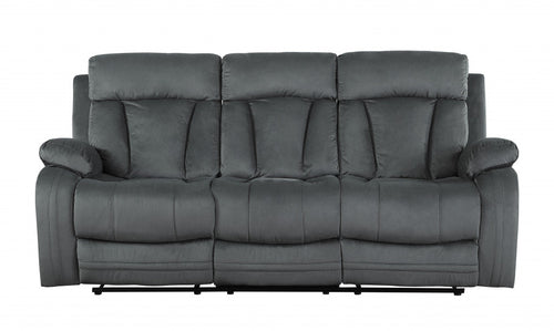 Modern Grey Fabric Sofa Set