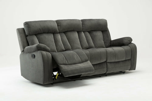 Modern Grey Fabric Sofa Set