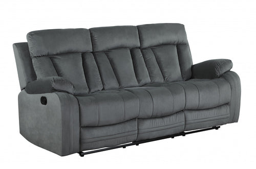 Modern Grey Fabric Sofa Set
