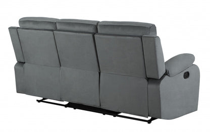 Modern Grey Fabric Sofa Set