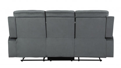 Modern Grey Fabric Sofa Set