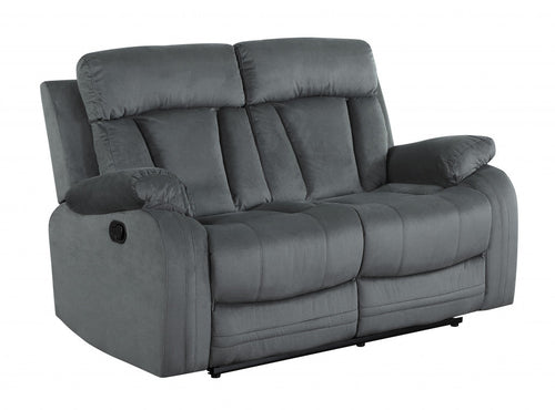 Modern Grey Fabric Sofa Set