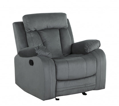 Modern Grey Fabric Sofa Set