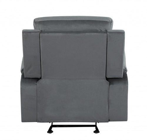 Modern Grey Fabric Sofa Set