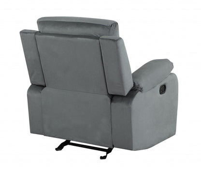 Modern Grey Fabric Sofa Set