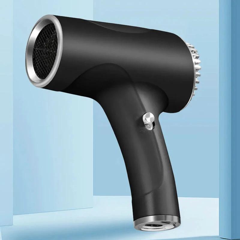 2600mAh Cordless Anion Blow Dryer Portable Hair Dryer 40/500W USB Rechargeable Powerful 2 Gears for Household Travel Salon by eprolo