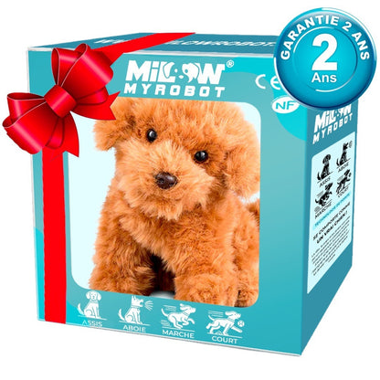 Peluche courte de chiot robot