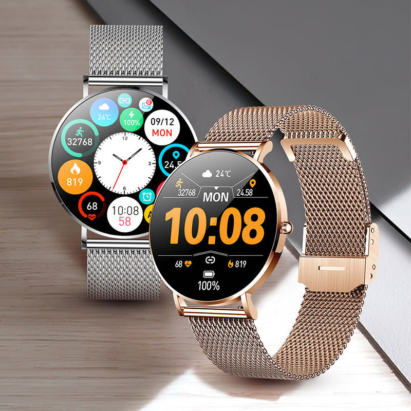 Nouvelle Montre Intelligente Ultra-fine pour Femmes Écran 1,36 Pouce