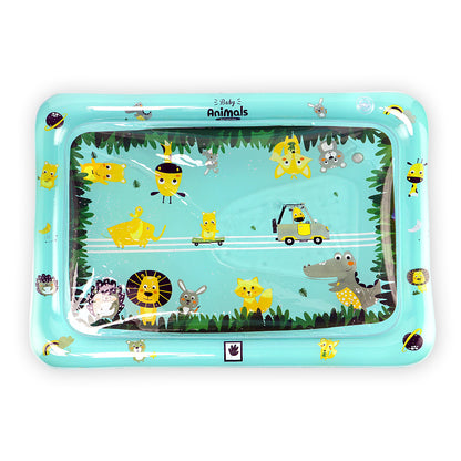 Tapis de jeu aquatique gonflable pour bébé Tortue de mer