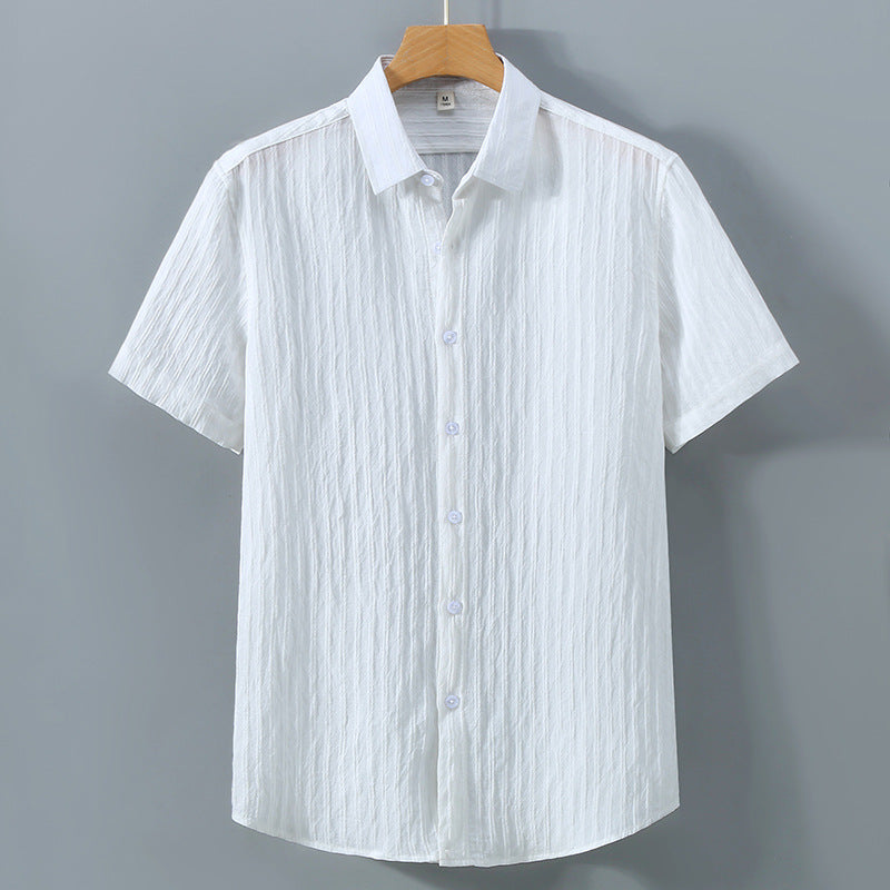 Chemise Homme Anti-UV Ample Coton Respirant