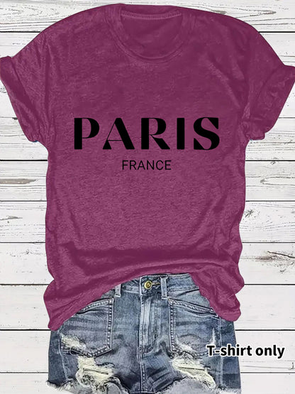 T-shirt Paris letters