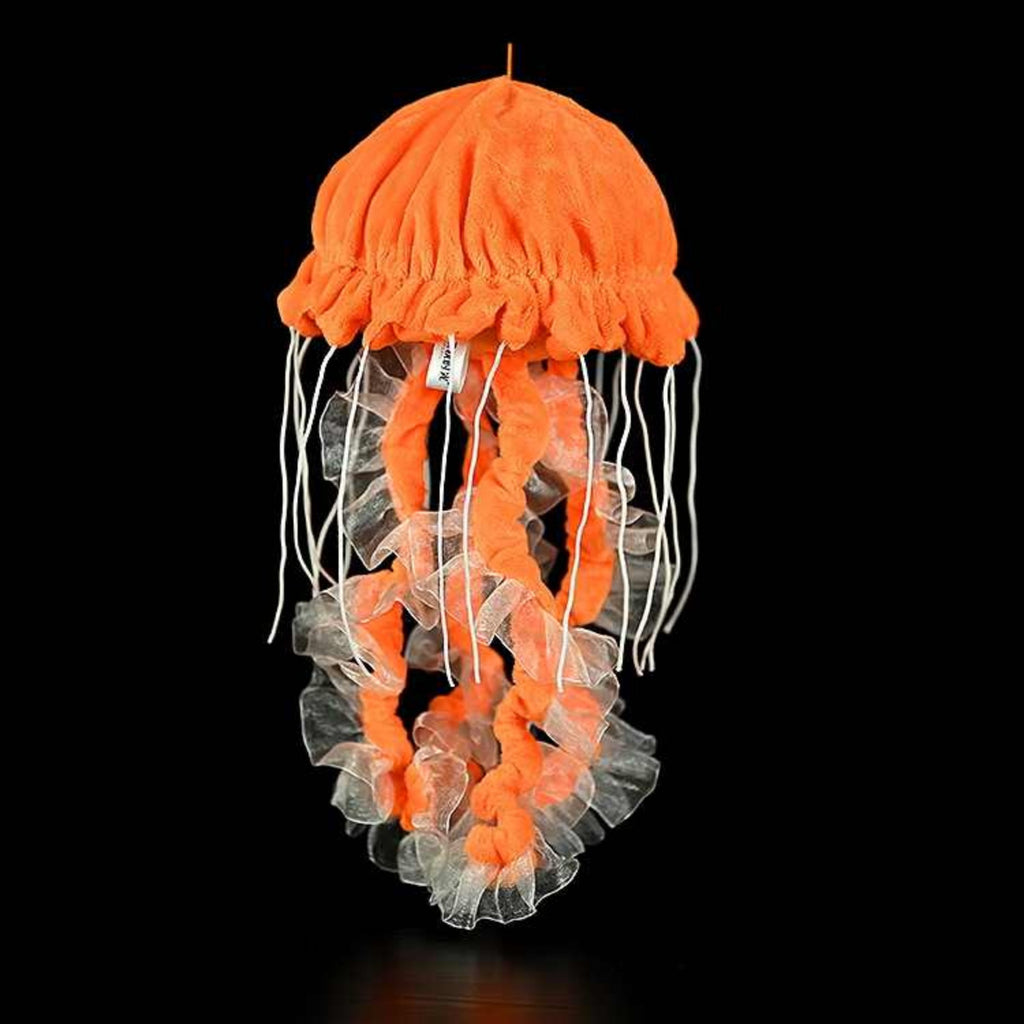 Peluche de medusa dorada de café
