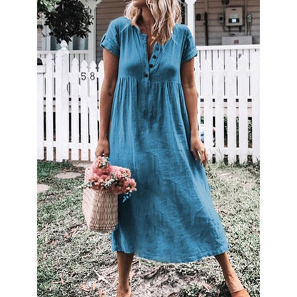 Robe à manches courtes