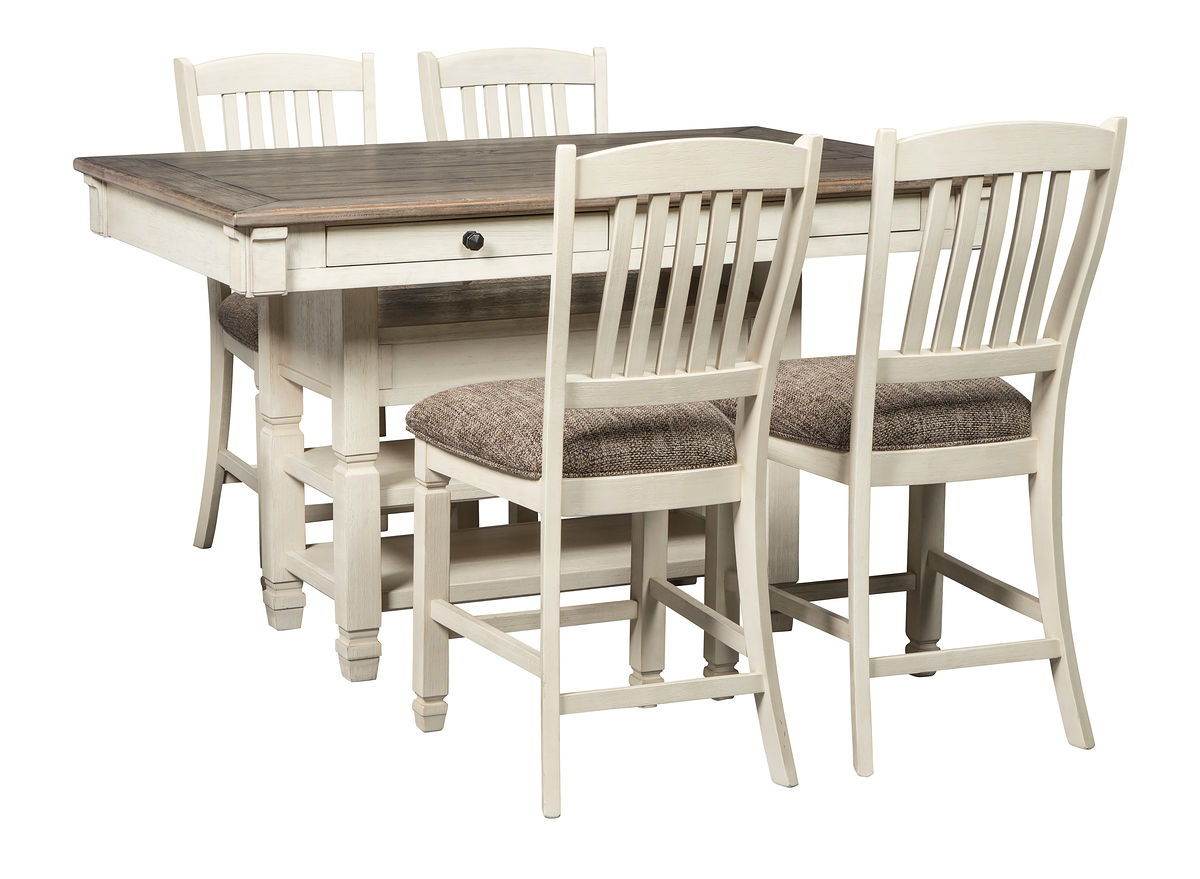 Bolanburg - Rectangular Counter Table Set-0