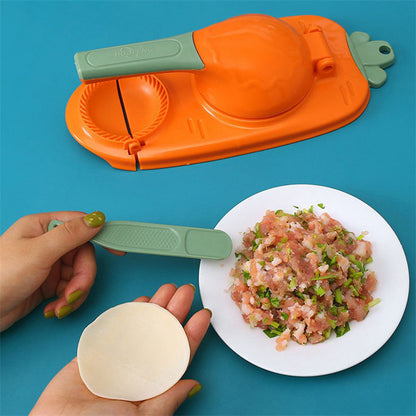 Nouvel outil de fabrication de raviolis 2 en 1 pour la cuisine, ustensile de pâtisserie manuel
