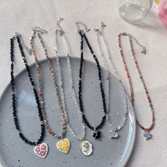 Collar de Cuentas Que No se Destiñe para Verano de Mujer