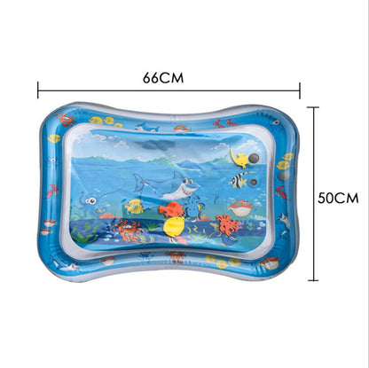 Tapis de jeu aquatique gonflable pour bébé Tortue de mer