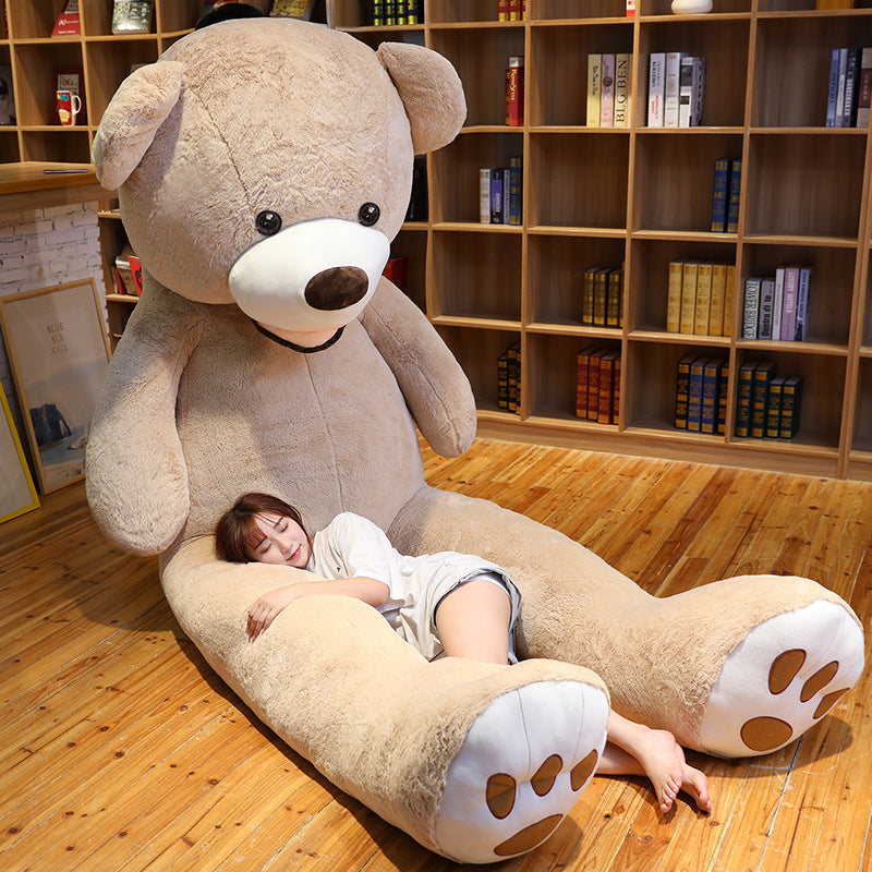 Peluche Grand Ours en Peluche Couleur Unie
