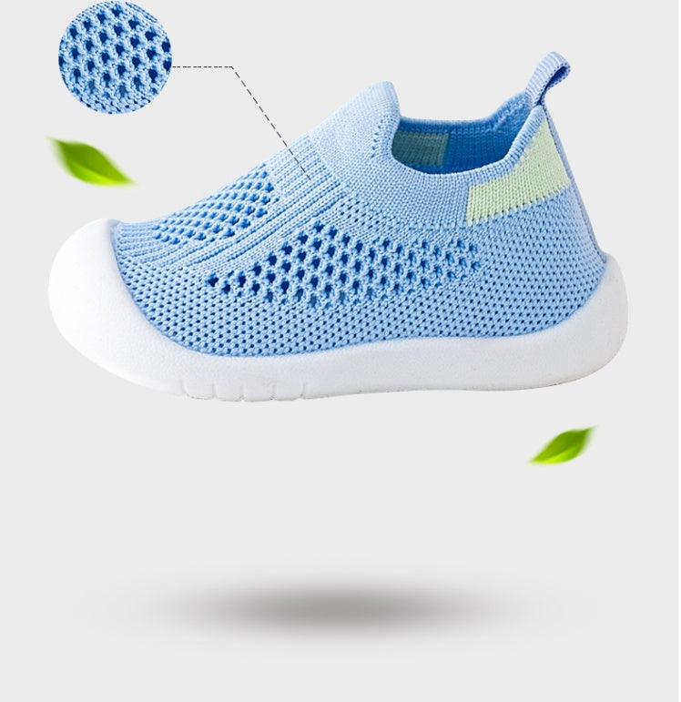 Chaussures de marche antidérapantes à semelle souple pour bébés, printemps et automne