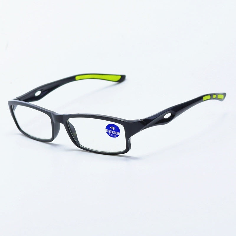 Lunettes de lecture HD anti-lumière bleue TR pour personnes âgées et d'âge moyen