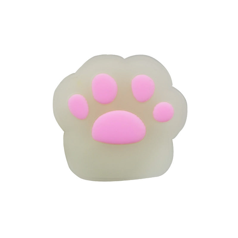 Accesorios luminosos para zapatos tipo Crocs, decoraciones creativas fluorescentes