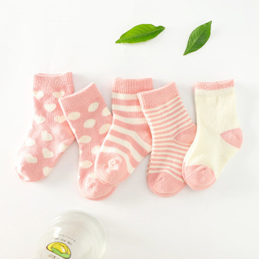 Calcetines de tubo de algodón para niños