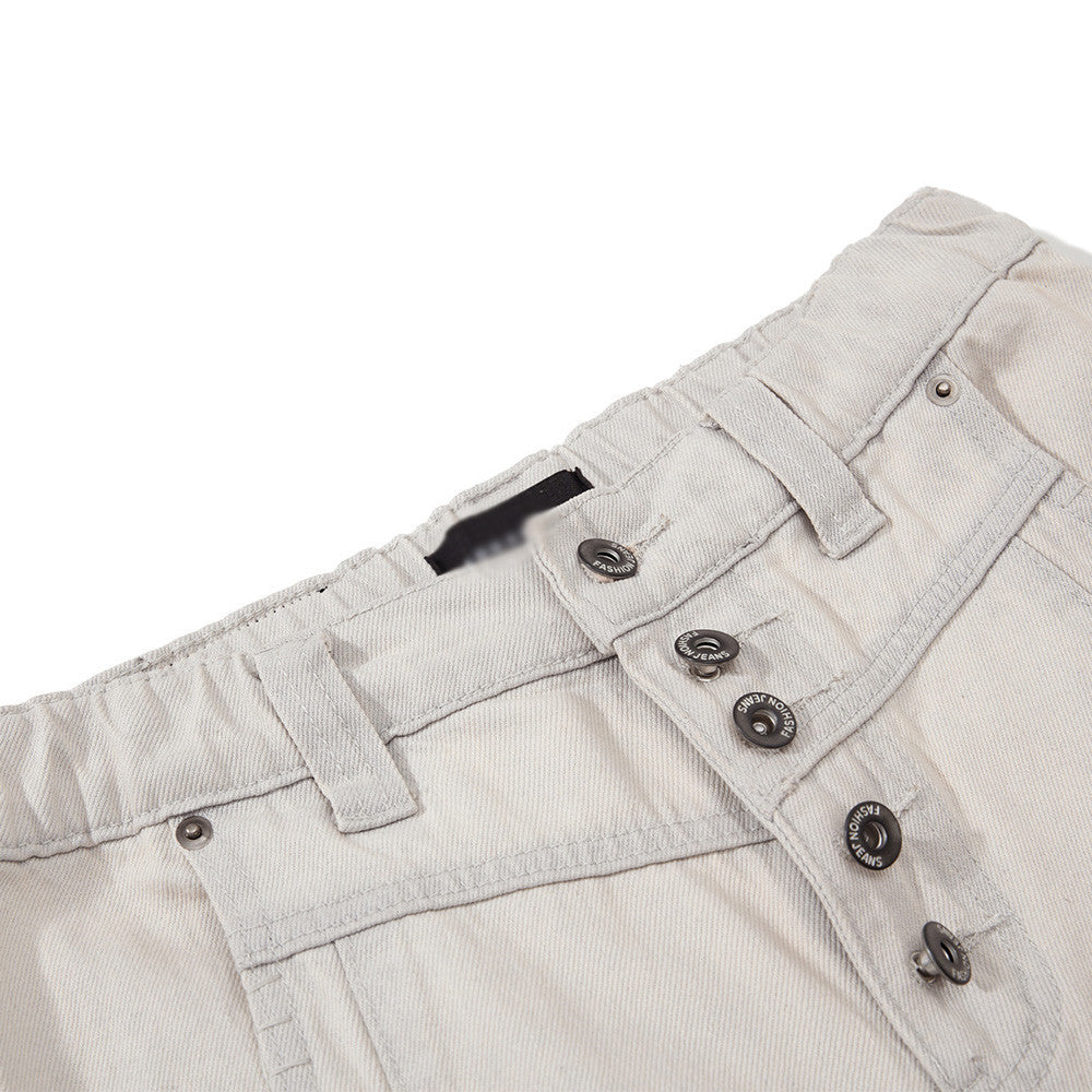 Pantalon en jean coupe droite
