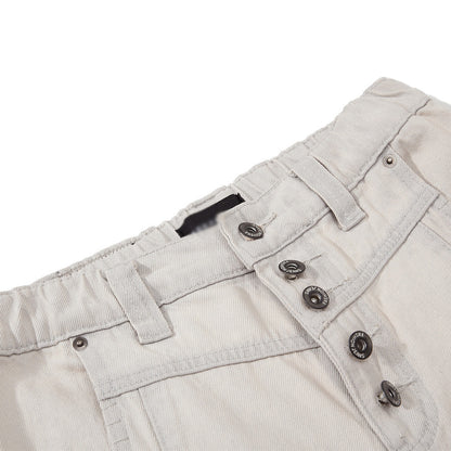 Silhouette denim floor pants