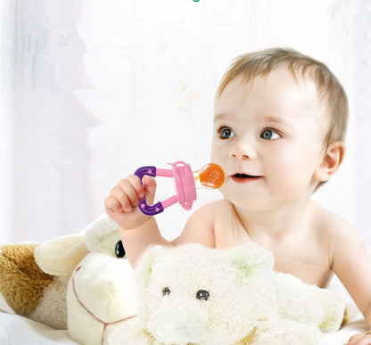 Nouvelle Sucette en Silicone pour Bébé, Encapsulée pour Apaiser l'Alimentation Complémentaire