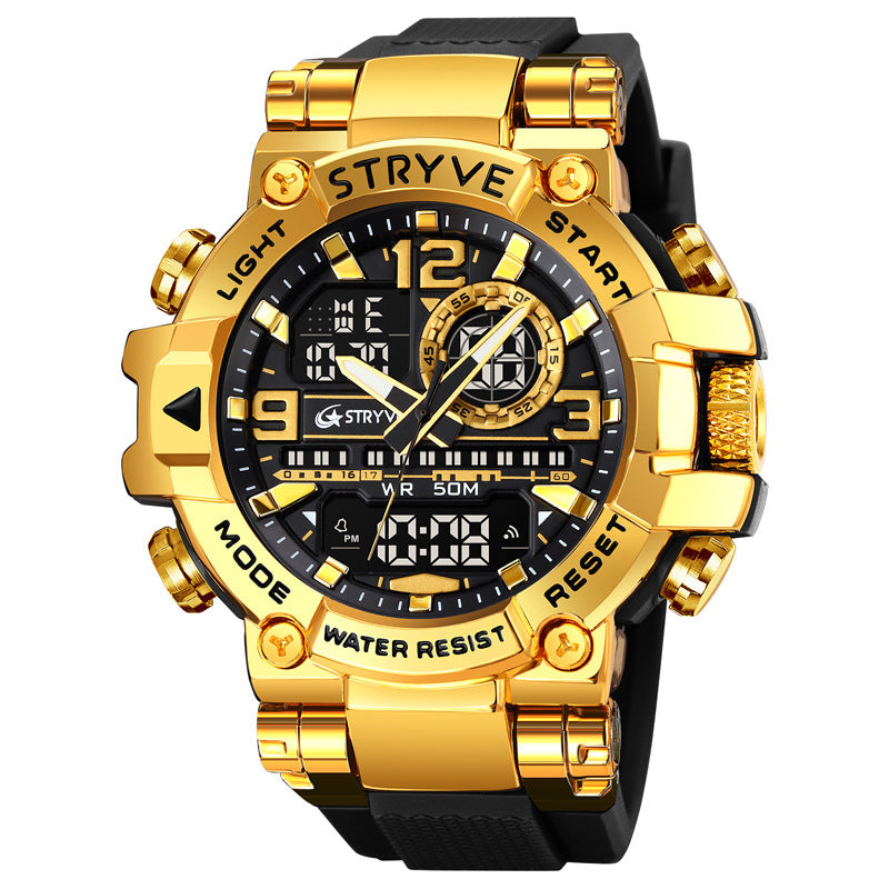 Nuevo reloj electrónico luminoso deportivo colorido impermeable, reloj multifuncional para estudiantes