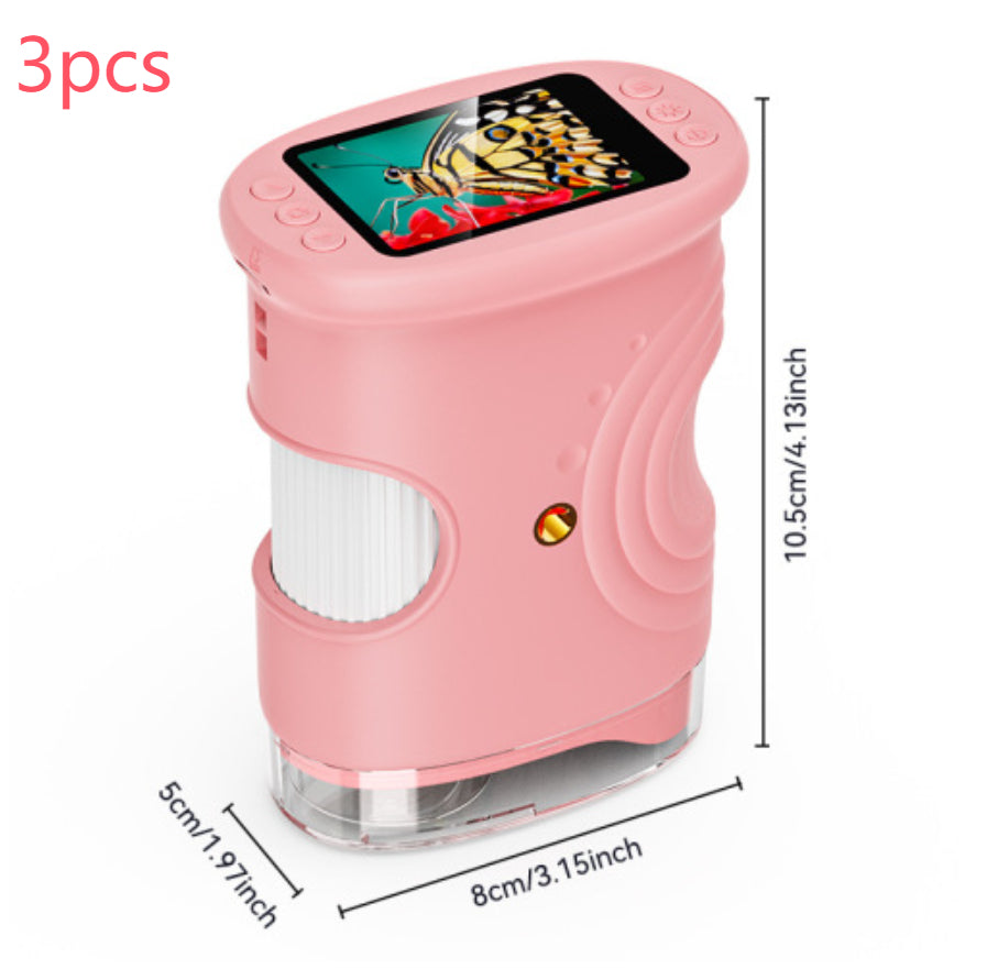 Microscope numérique portable pour enfants pour l'exploration en extérieur