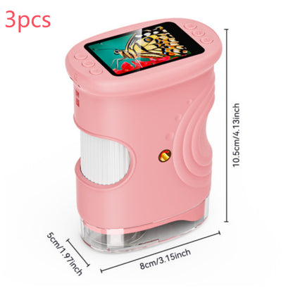 Microscope numérique portable pour enfants pour l'exploration en extérieur