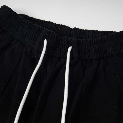 Cartoon embroidery workwear pants