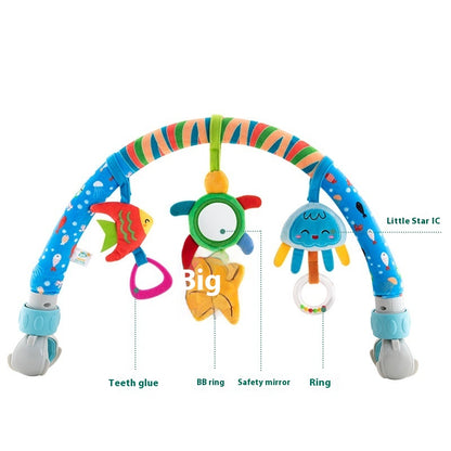 Hochet de lit suspendu pour bébé, Clip de lit pour nouveau-né, Clip de voiture, Ornements, Jouet de confort pour bébé