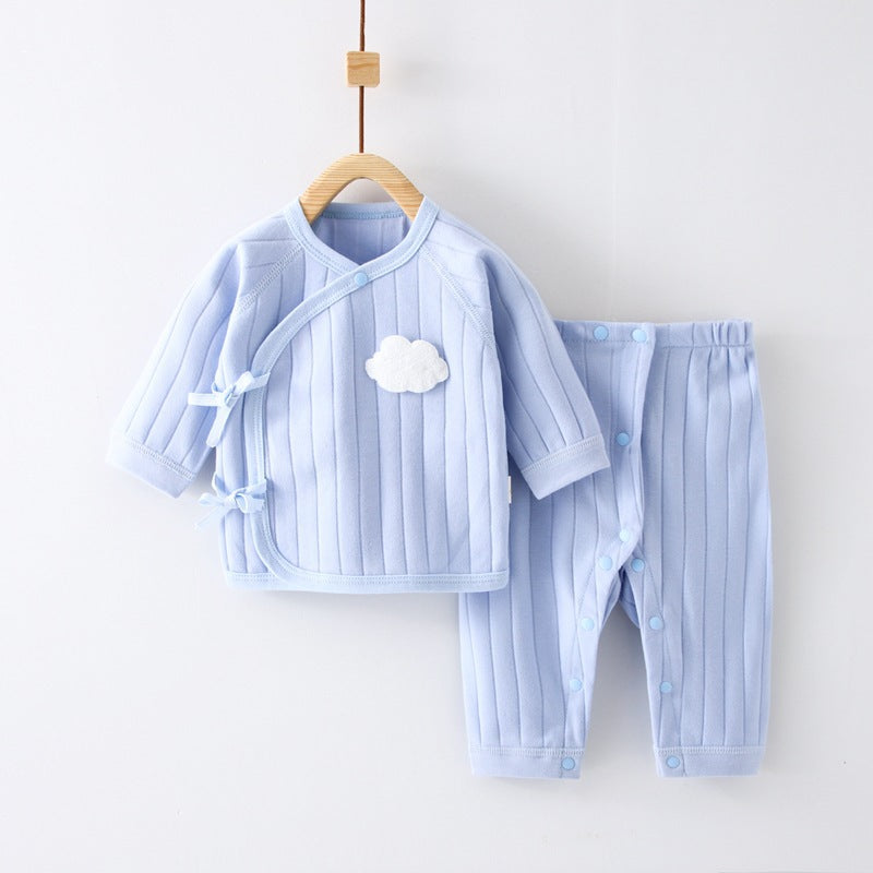 Vêtements de bébé nouveau-né en pur coton printemps, automne et hiver nouveau-né