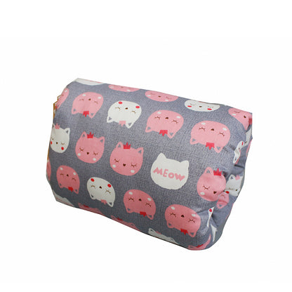 Almohada de brazo ajustable de algodón para lactancia de bebé, almohada de lactancia lavable para bebés, cojín de brazo para lactancia