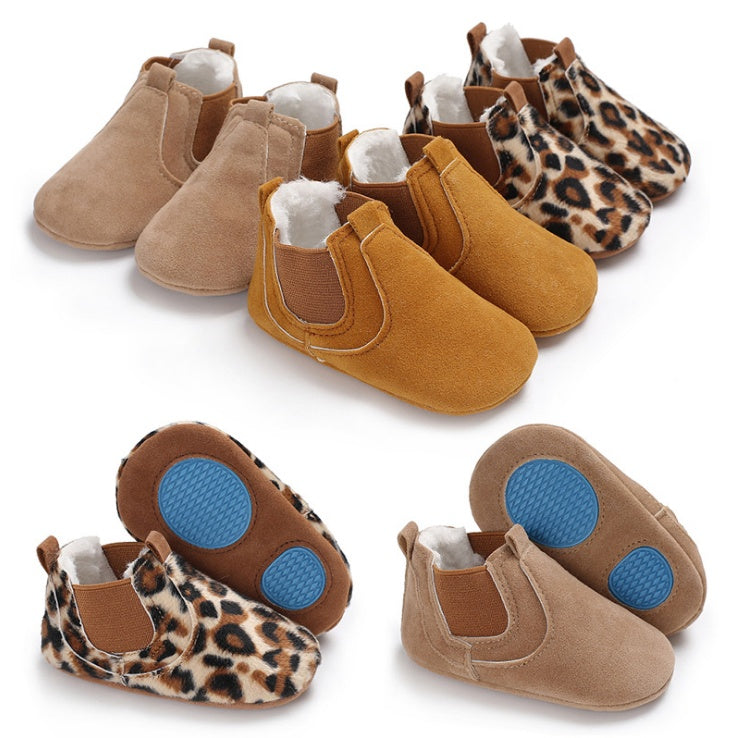 Chaussures en cuir synthétique pour bébé (chaussures de marche)