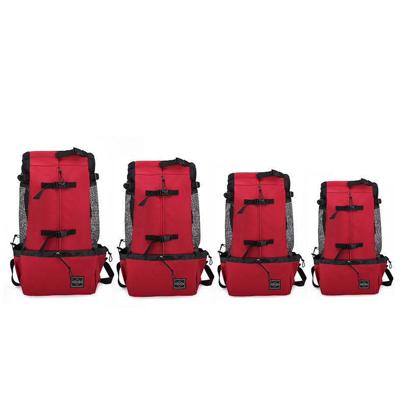 Sac de transport pour chiens Sac à dos de transport pour chiens Double épaule Portable Sac à dos de voyage pour chiens en plein air