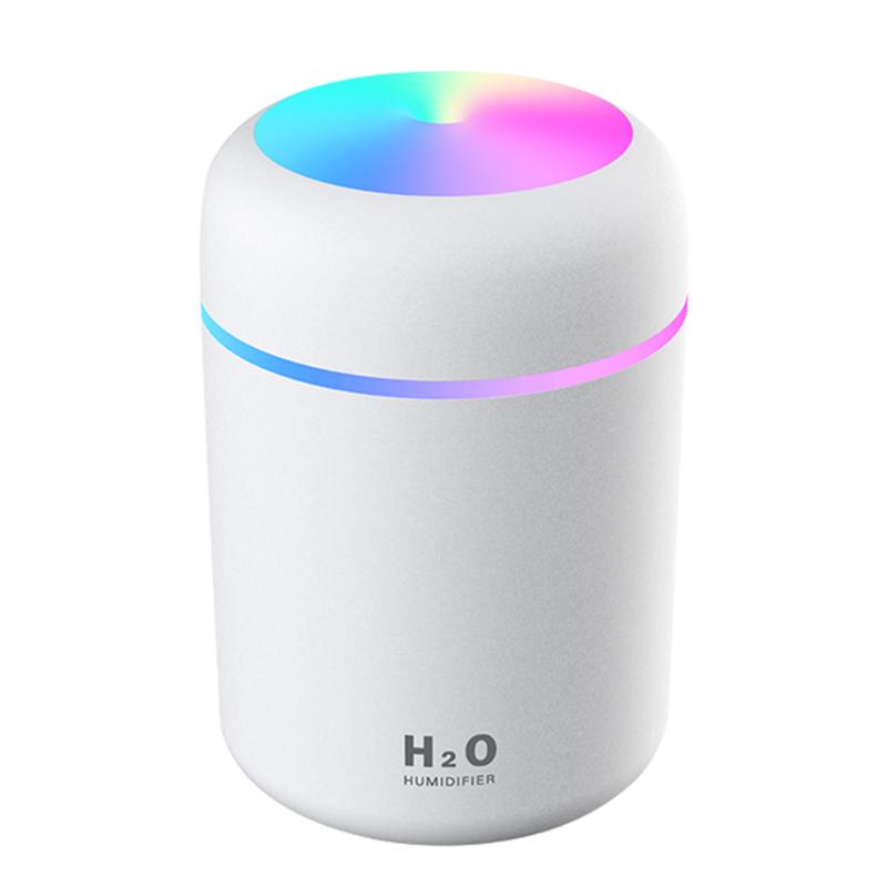Atomizador de escritorio USB doméstico, mini, silencioso, para dormitorio, gran volumen de niebla