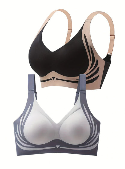 Soutien-gorge de sport antichoc à bonnets fixes anti-affaissement pour la course à pied