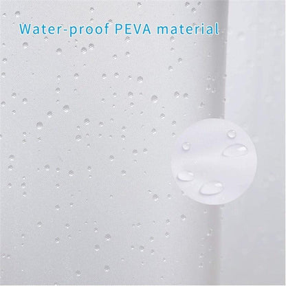 Bathroom Shower Lining Frosted Plastic Extra Long Shower Curtain Liner With Magnet Metal Eyelets Thickened Shower Curtain by eprolo