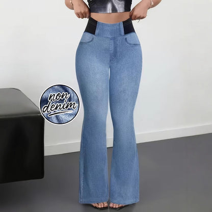 Pantalon slim à taille élastique pour femme - Vêtements pour femmes