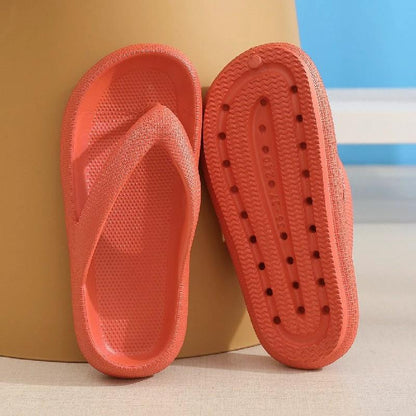 New style flip flops non-slip outdoor summer soft bottom bathroom couple outdoor sandals casual thick bottom sandals by eprolo