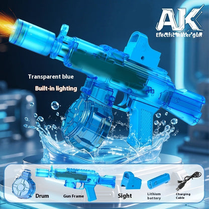 Nouveau pistolet à eau électrique Ice Mouse Ice Explosion, haute vitesse, tir continu, rechargement à liaison, grande capacité pour enfants