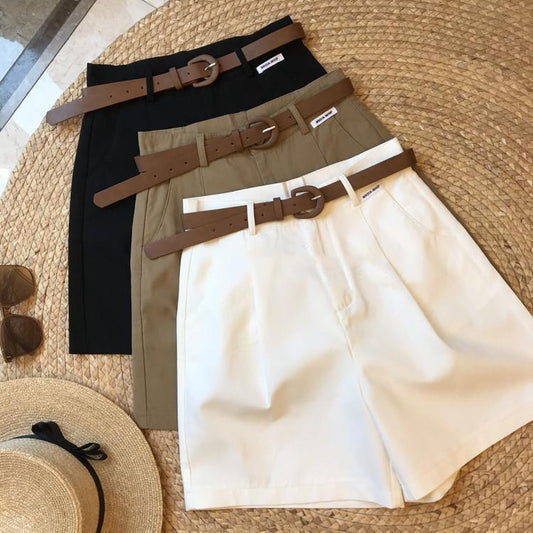 Pantalones de pernera ancha, talle alto, estilo informal y versátil, para mujer
