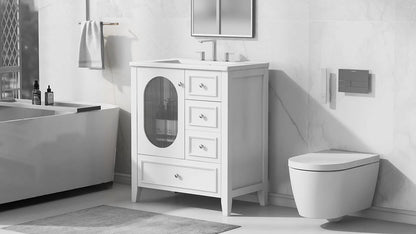 30" Bathroom Vanity with Sink by eprolo