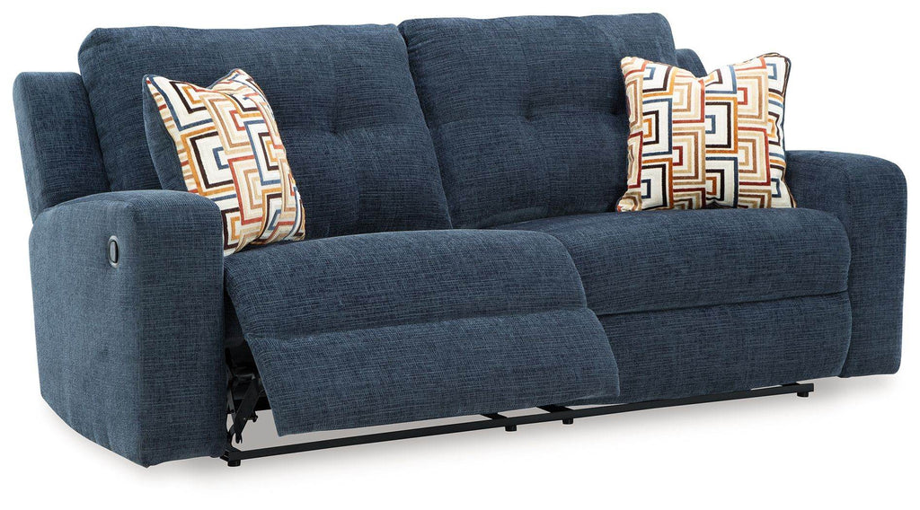 Signature Design by Ashley Danum Reclining Sofa Fabric Ink Gray 2 Seat-2